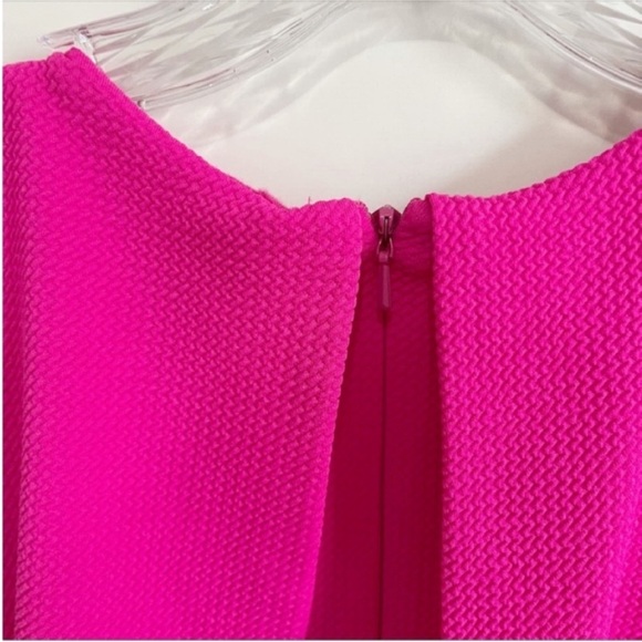 Anthropologie Hutch dress pink sheath layered textured sleeveless - Picture 8 of 8